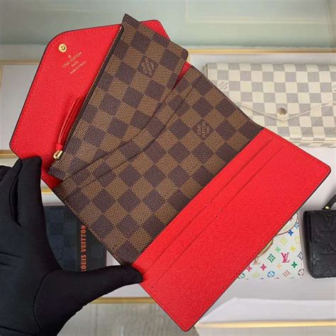 louis vuitton josephine wallet damier|authentic louis vuitton damier wallet.